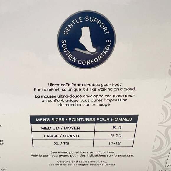 Brand New Men's Memory Foam Slippers Size 9 to 10! - Picture 13 of 16